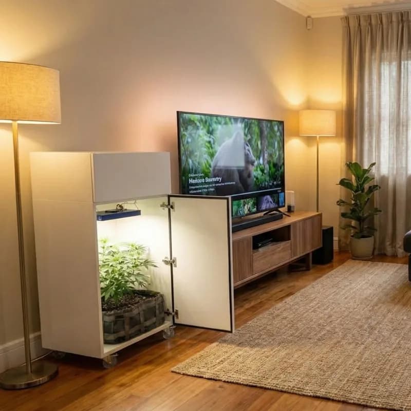 Growbox Ideal em ambiente
